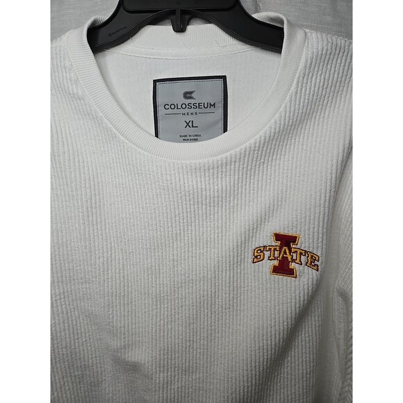 Iowa State Cyclones Colosseum Waffle Knit Thermal Shirt, Sz XL, White, 114166 - Picture 4 of 8